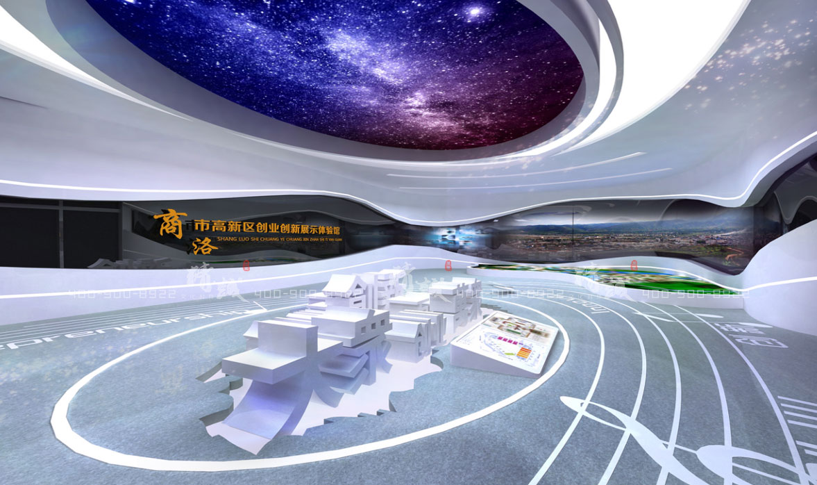 商洛市創(chuàng)業(yè)展覽館設(shè)計效果圖