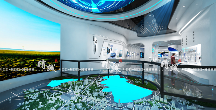 展廳中的數(shù)字沙盤有哪些作用？